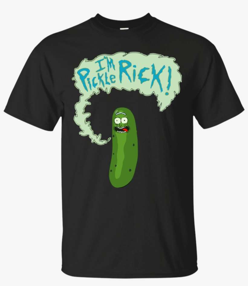 I'm Pickle Rick T-shirt, Rick & Morty Season - Im Pickle Dick, transparent png download