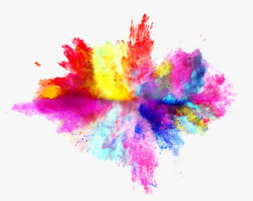 Stock Photography Explosion Royalty - Color Powder Transparent Background, transparent png download