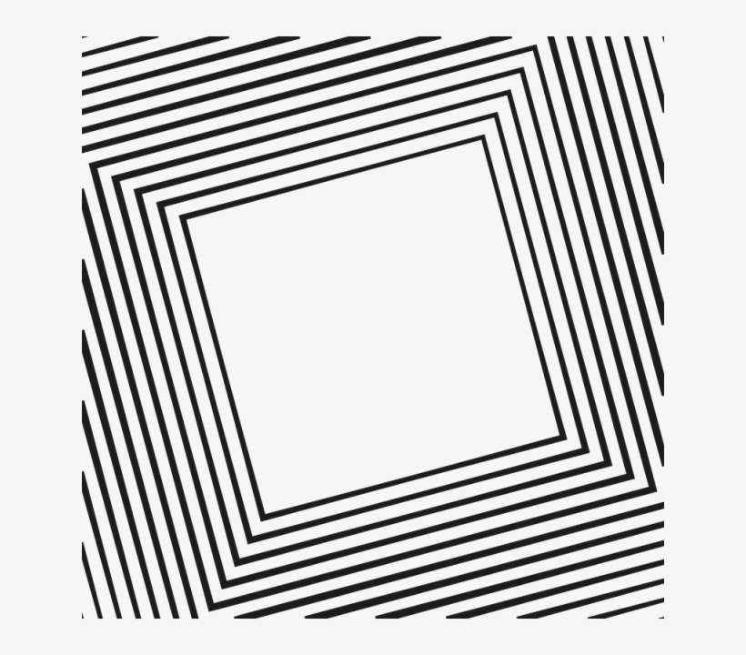 Vector Seamless Black And White Halftone Diagonal Stripes - Optical Art, transparent png download