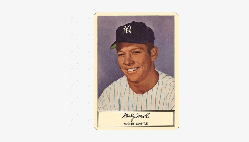 1953 Stahl-meyer Franks Mickey Mantle Baseball Card - 1954 Dan-dee Mickey Mantle Yankees Psa 2 A9874, transparent png download