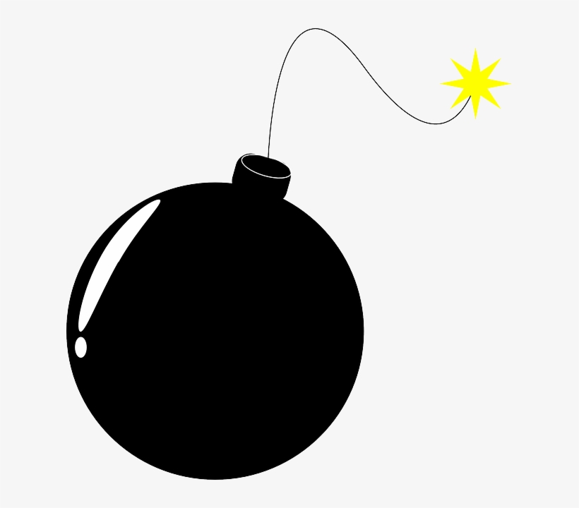 Nuclear Weapon Cartoon Cliparts - Bomb Transparent Background, transparent png download