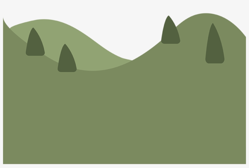 8% Of People In The Western United States Use Their - Hill Cartoon Transparent Background, transparent png download