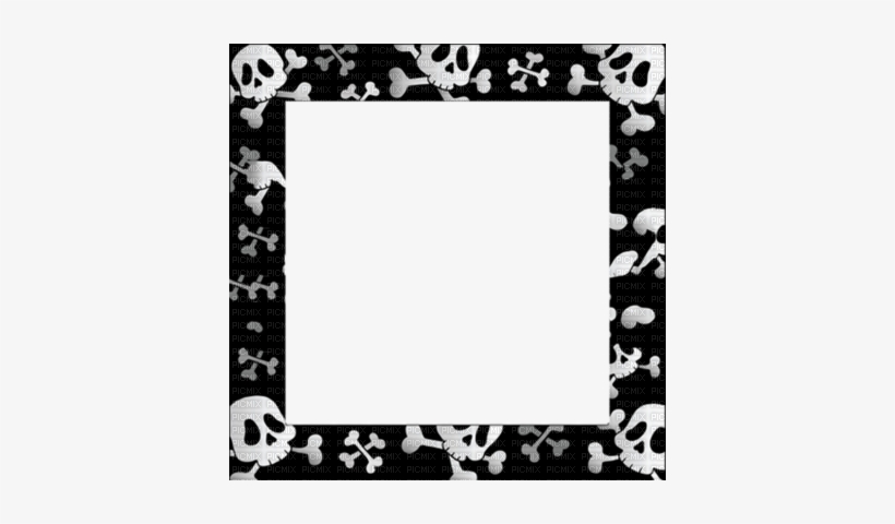Skull Frame - Skull Photo Frame, transparent png download
