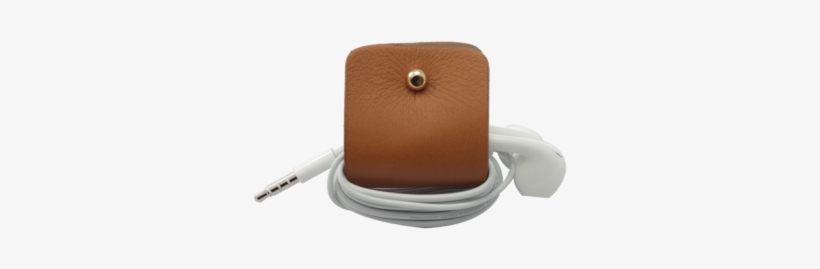 Headphone Holder Light Brown Up Nappa Leather Made - Coin Purse, transparent png download