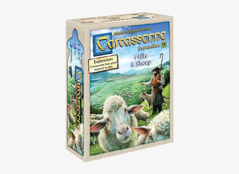 Carcassonne Game Hills And Sheep, transparent png download