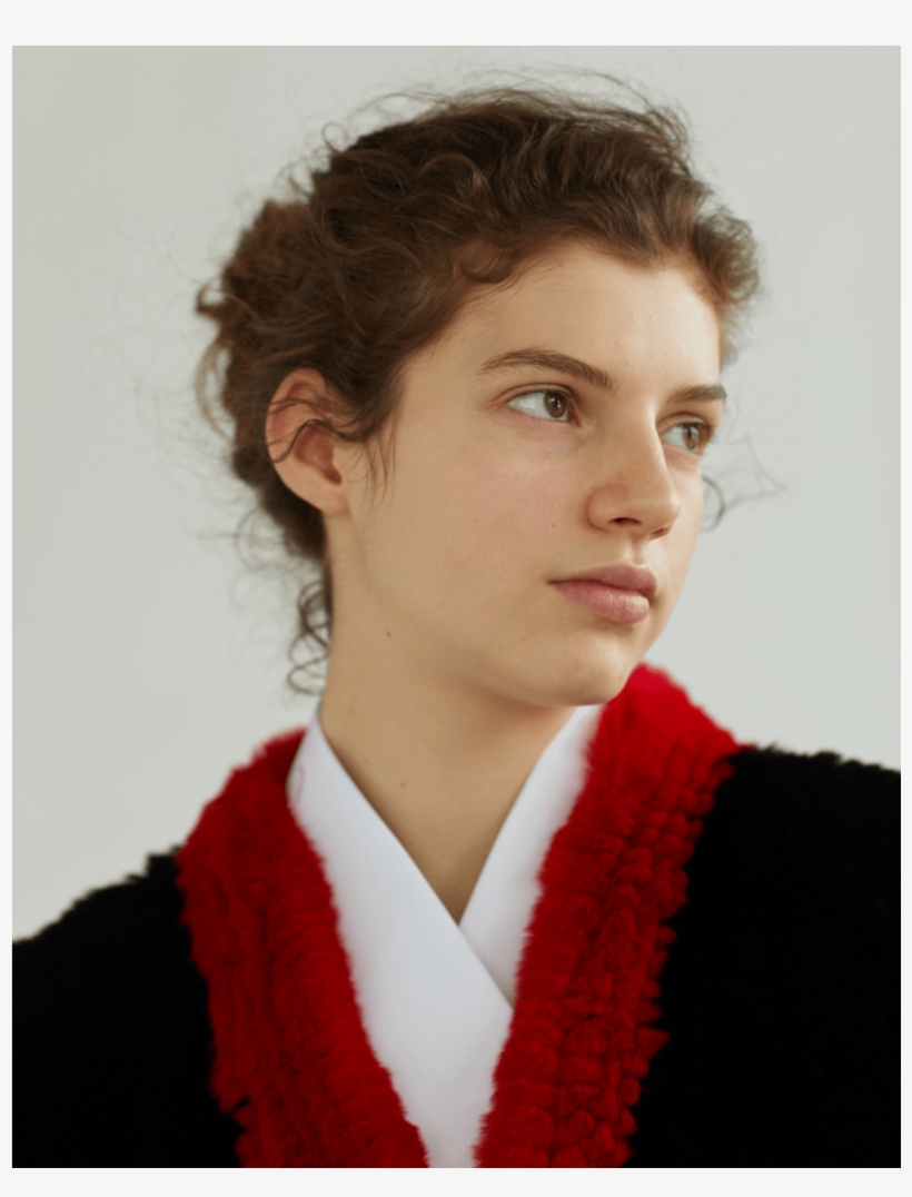 Black Fur Kimono "dragon" - Fur, transparent png download