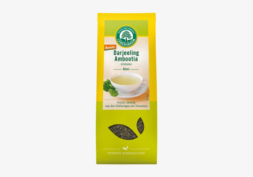 Darjeeling Ambootia Green Tea Lebensbaum Bio - Lebensbaum Organic Green Tea Darjeeling, Tea Bags,, transparent png download