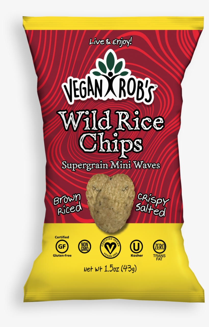 Rob's Brands Vegan Rob's Wild Veganrobs, Chips Rice Wild, 3.5 Oz