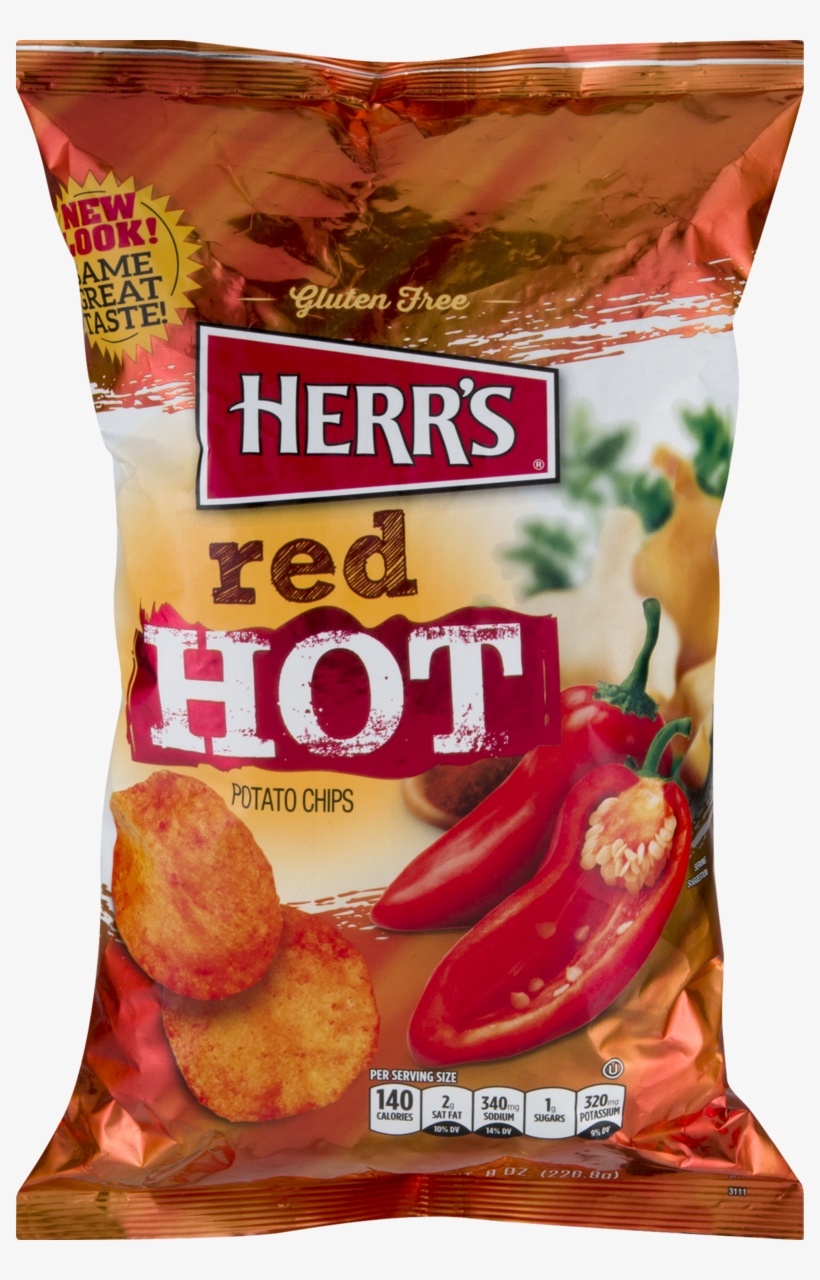 Herr S Red Hot Potato Chips Herr S Red Hot Potato Chips 8 Oz Png Image Transparent Png Free Download On Seekpng