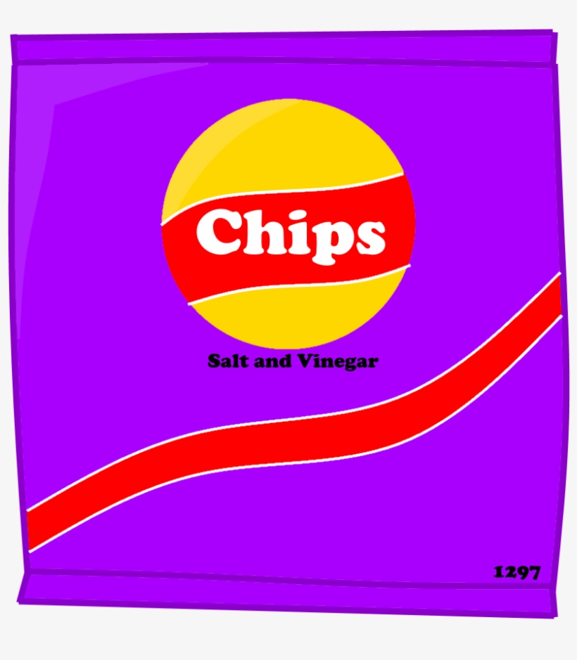 Bag Of Chips Salt And Vinegar - Tortilla Chip, transparent png download