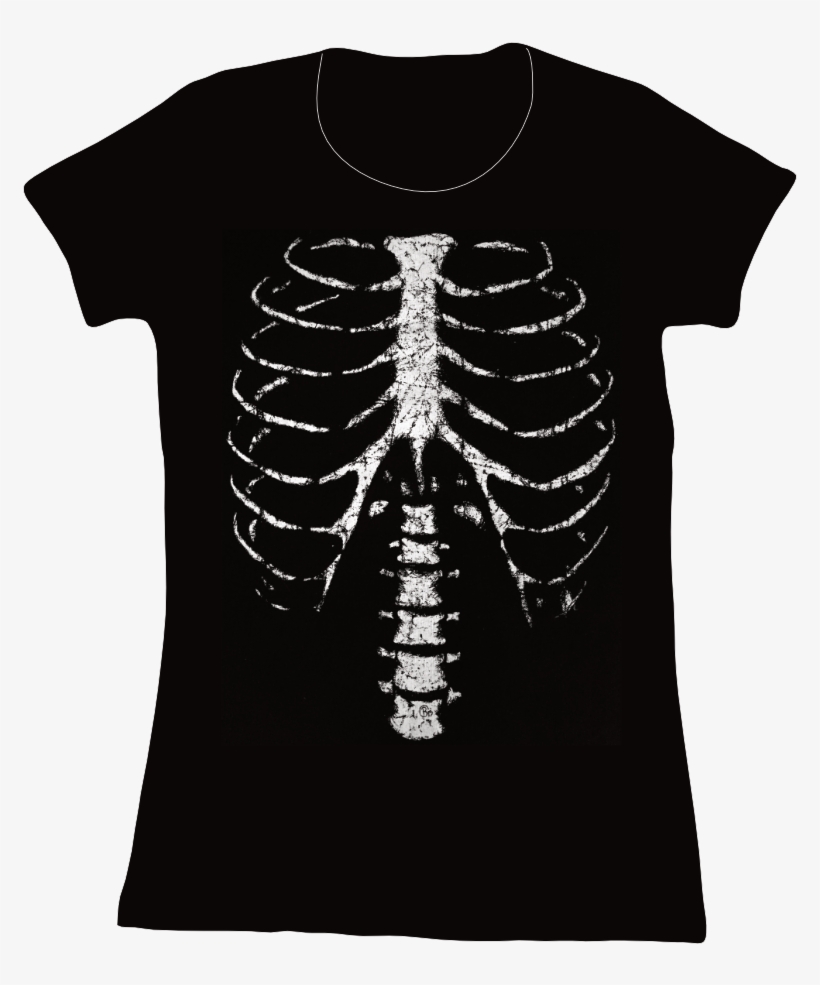 Ribcage Ladies T - Gargoyles Statuary, transparent png download