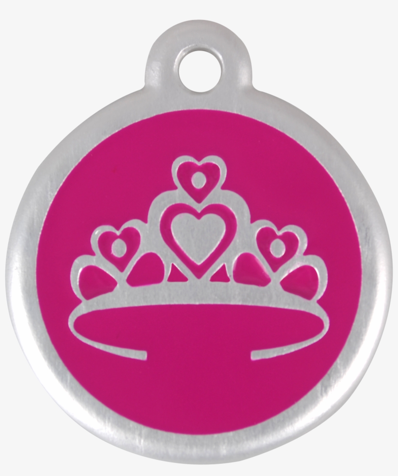 6crhpl, 9330725039582, Image - Red Dingo Qr Collar Tag, Crown, Small, Hot Pink, transparent png download