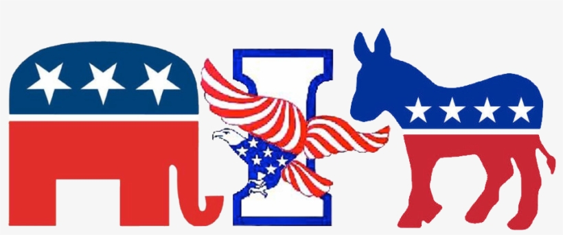 Democrat Transparent America Progressive - Democrat Vs Republican Gif, transparent png download