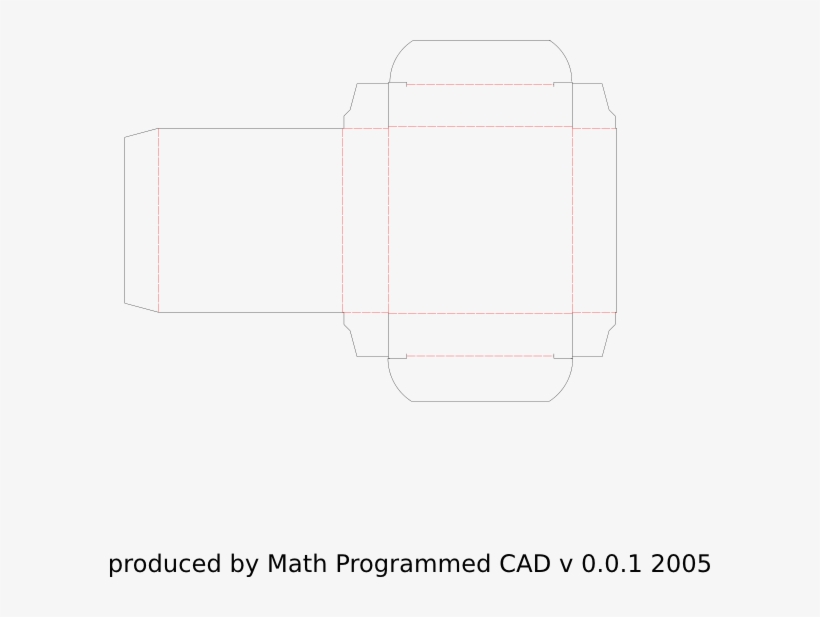 Free Vector Mpcad Box 60x15x60 Clip Art - Diagram, transparent png download