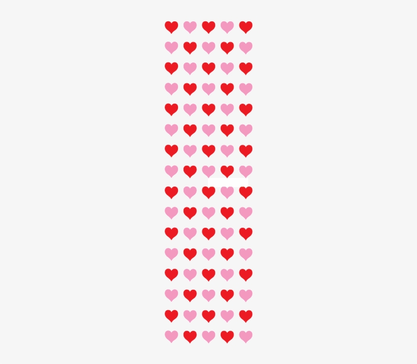 Micro Red & Pink Hearts, Sticker, Mrs - Sticker, transparent png download