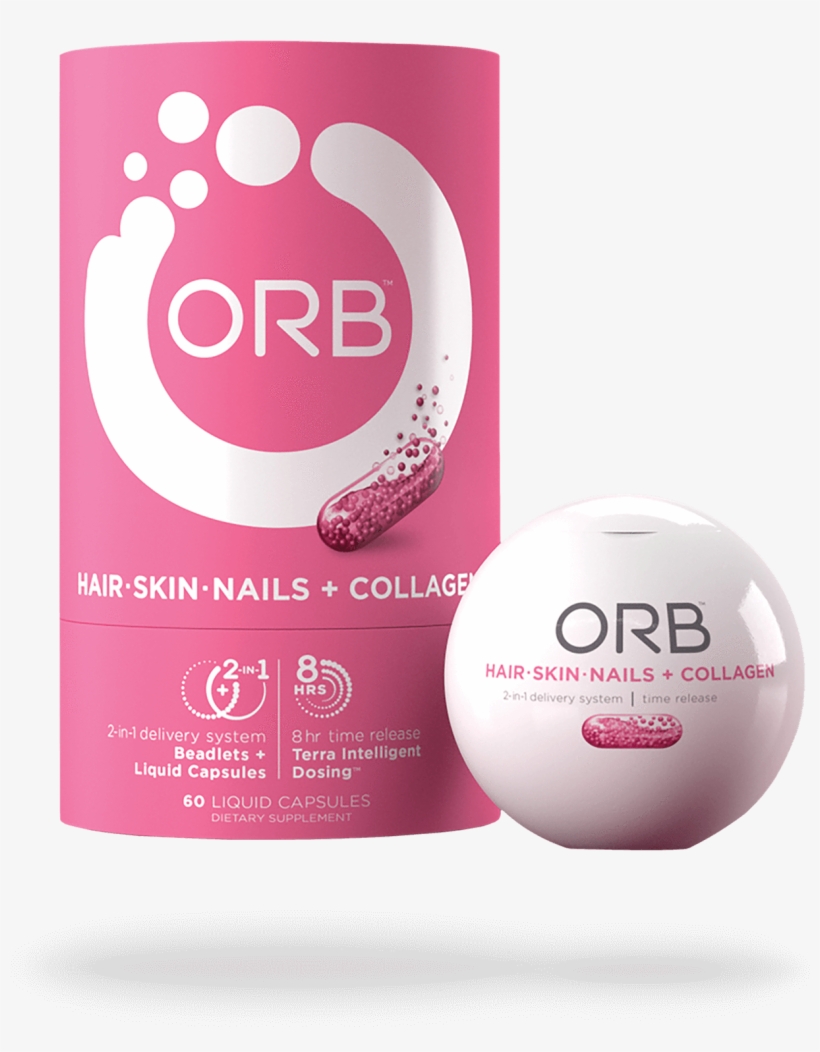 Hair Skin Nails Collagen - Orb Women's Multi Fish Oil, transparent png download