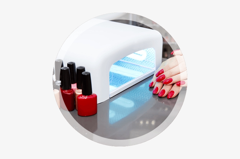 Gel Polish Application - Glomery Professional Gel Polish Led Nail Dryer Lamp, transparent png download