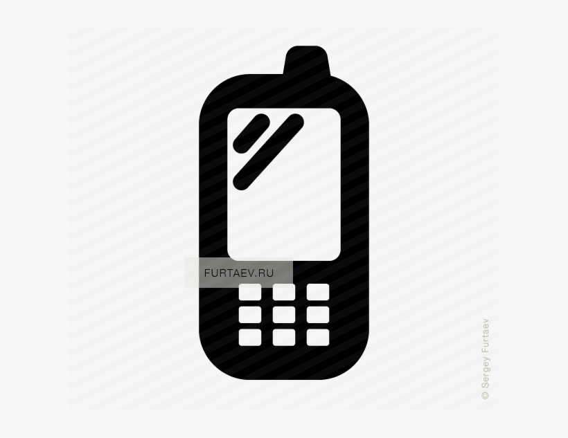 Vector Icon Of Cell Phone Picto Mobiel Png Image Transparent