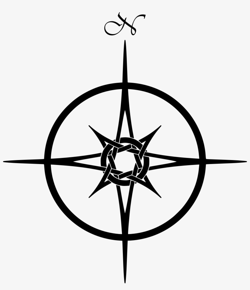 A Little Compas Rose Bit I Drew Up After Taking Inspiration - Sniper Sight, transparent png download