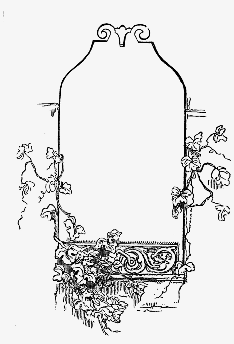 The Frame Image Was Created From A Vintage Window Surrounded - Picture Frame, transparent png download