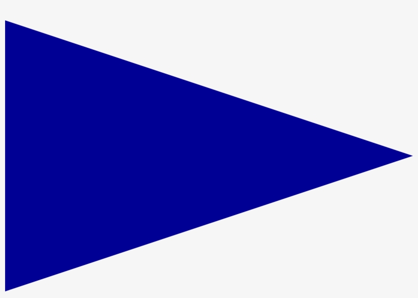 Open - Newcastle Cruising Yacht Club Flag Burgee, transparent png download