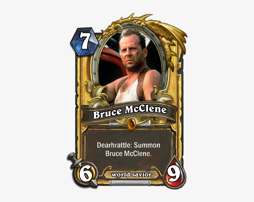 He Is Dying Hard - Hearthstone Card, transparent png download