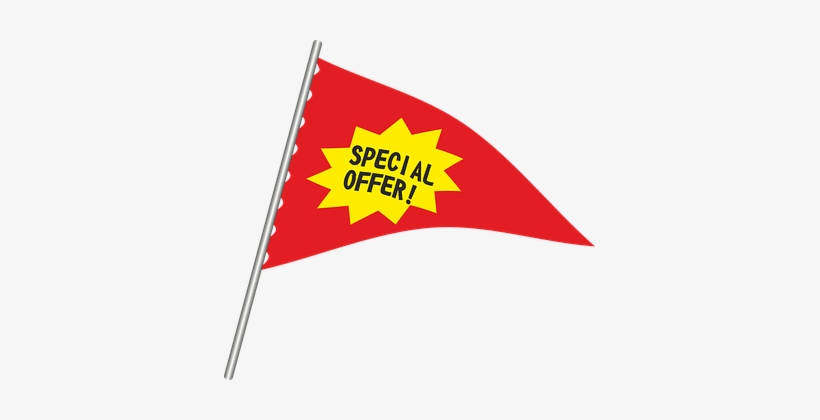 Pennant New Note Offer Advertising Trade S - Special Offer, transparent png download