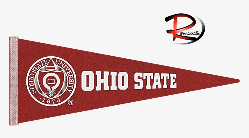 Repositionable Pennant Sale - Ohio State University, transparent png download