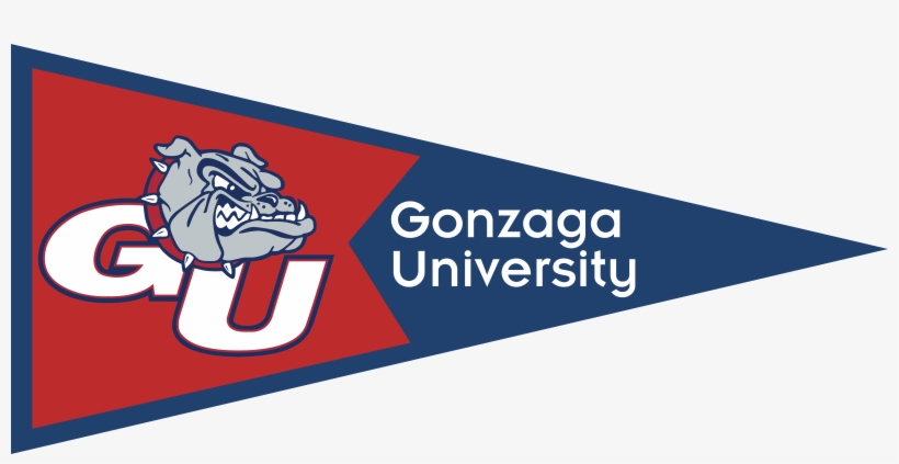Gonzaga University Pennant - Gonzaga University College Pennant, transparent png download