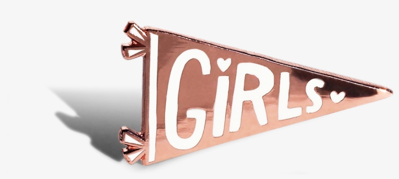 Girls Pennant Pin - Tuesday Bassen Girls Pin, transparent png download