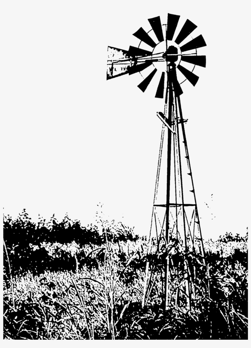 Windmill Digi Stamp - High Resolution Images Windmill, transparent png download