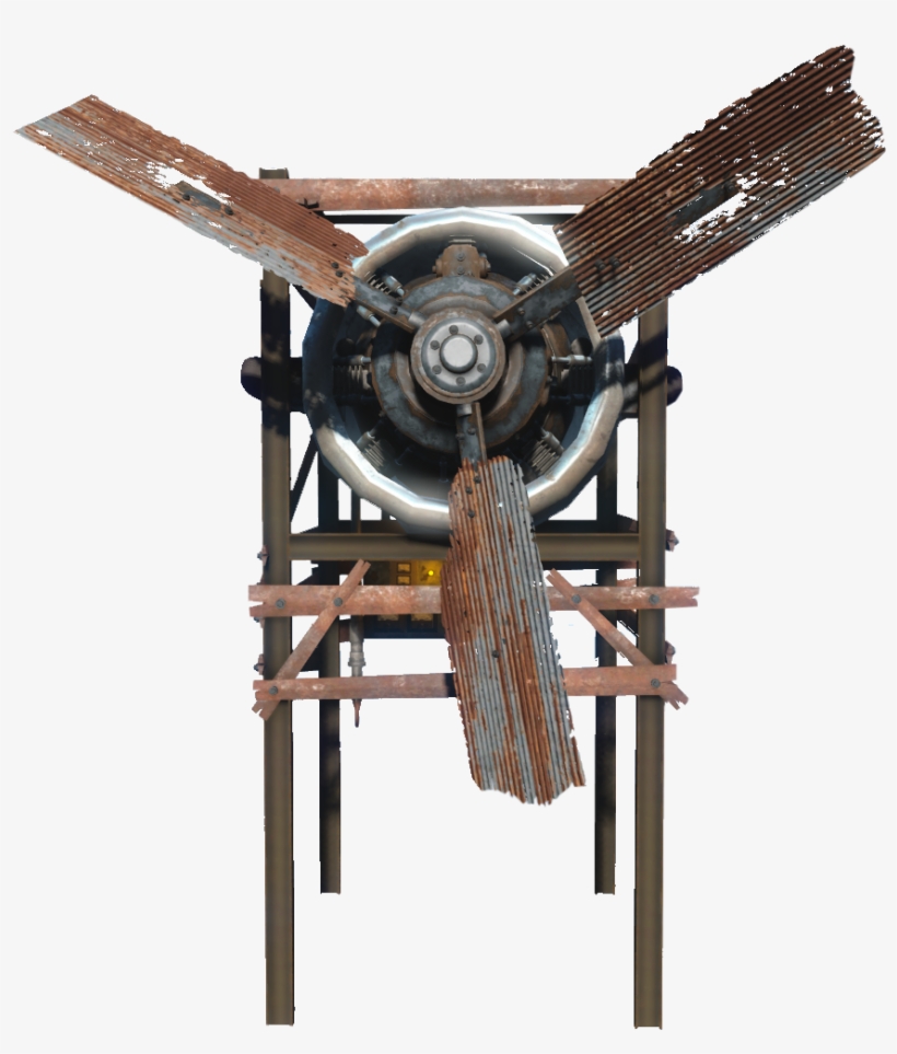 Fo4 Windmill Generator - Wind Turbine, transparent png download