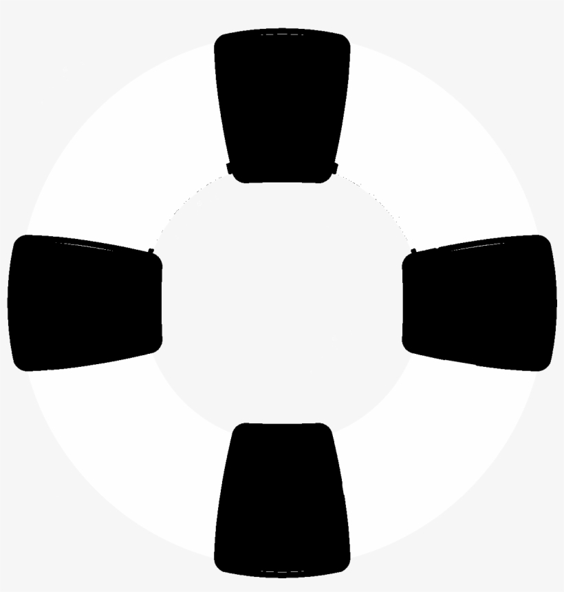 Life Preserver White Tall - Chair, transparent png download