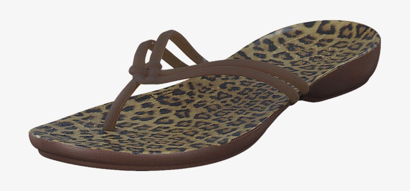 Crocs Women Crocs Isabella Graphic Flip W Leopard Women-akzkf - Crocs Classic Sandal K Youth Round Toe Synthetic Clogs, transparent png download