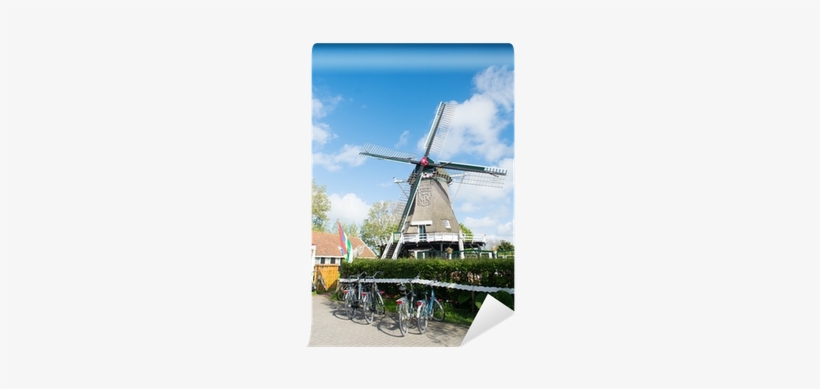 Windmill At Dutch Wadden Island Terschelling Wall Mural - Windmill, transparent png download