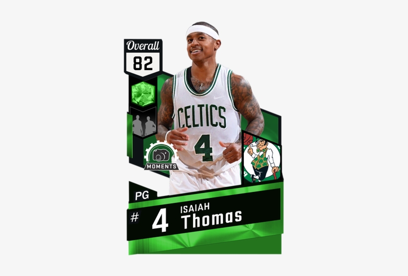 Isaiah Thomas Emerald Card - All The Cards On 2k17, transparent png download
