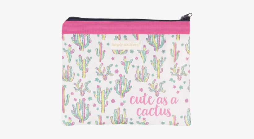 Simply Southern Eco Cosmo Cactus Bag - Pencil Case, transparent png download