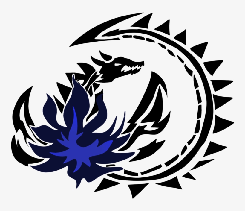 Blue Symbol By Aichess On Deviantart - Blue Dragon Symbol, transparent png download