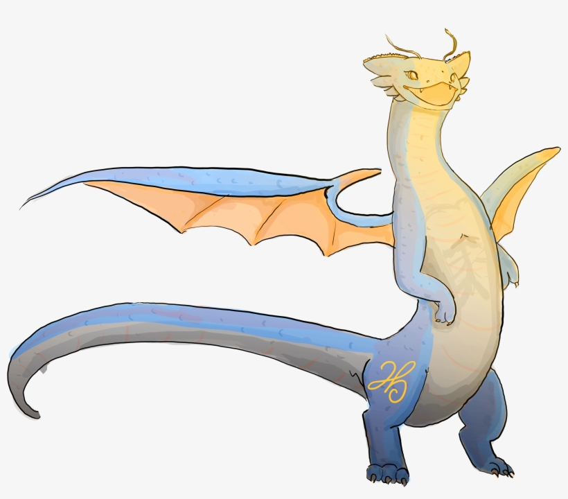 Blue Dragon - Cartoon, transparent png download