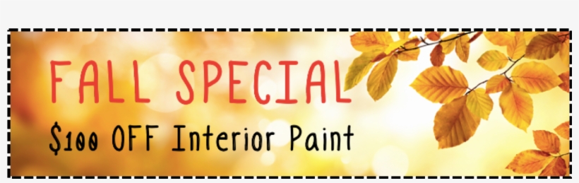 Fall Special Coupon - Kent Wa Painters, transparent png download