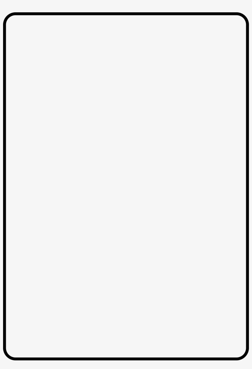 Playing Card By Yugiohduelist - Svart Ramme, transparent png download