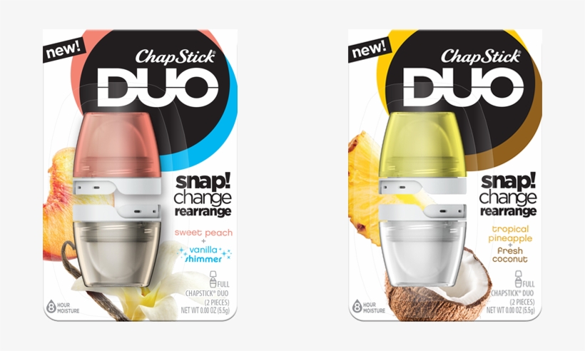 Chapstick Duo - Duo Chapstick, Tropical Pineapple + Fresh Coconut, transparent png download