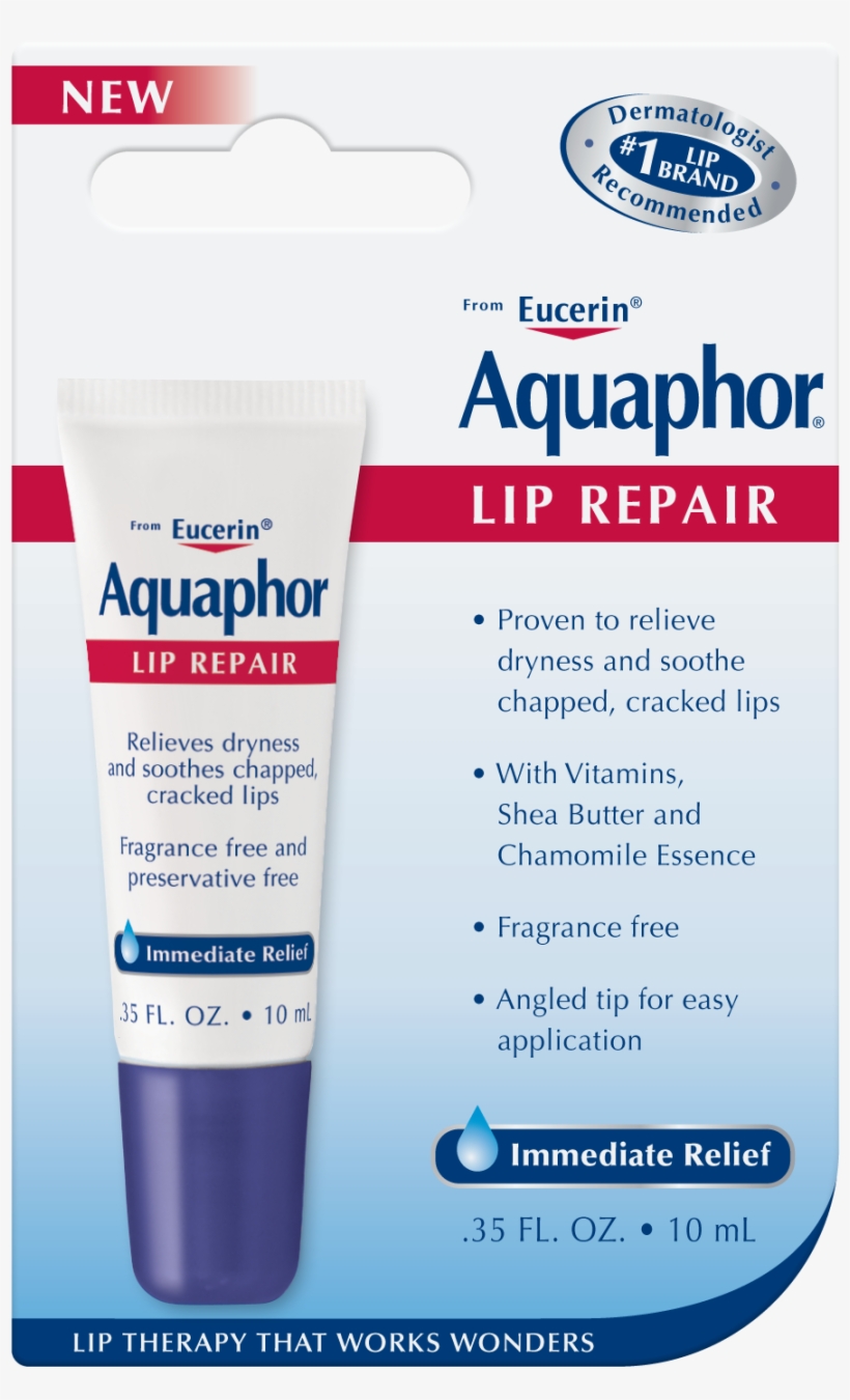 Is Chapstick Really Addictive Or Do You Just Love To - Aquaphor Lip Repair Dry - Chapped Lip Balm - 0.35 Oz, transparent png download