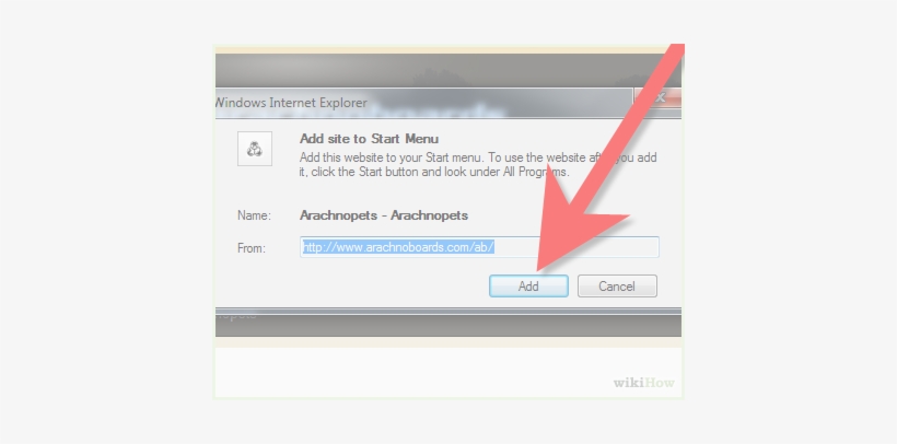 Image Titled Create A Program‐like Website Link To - Start Menu, transparent png download