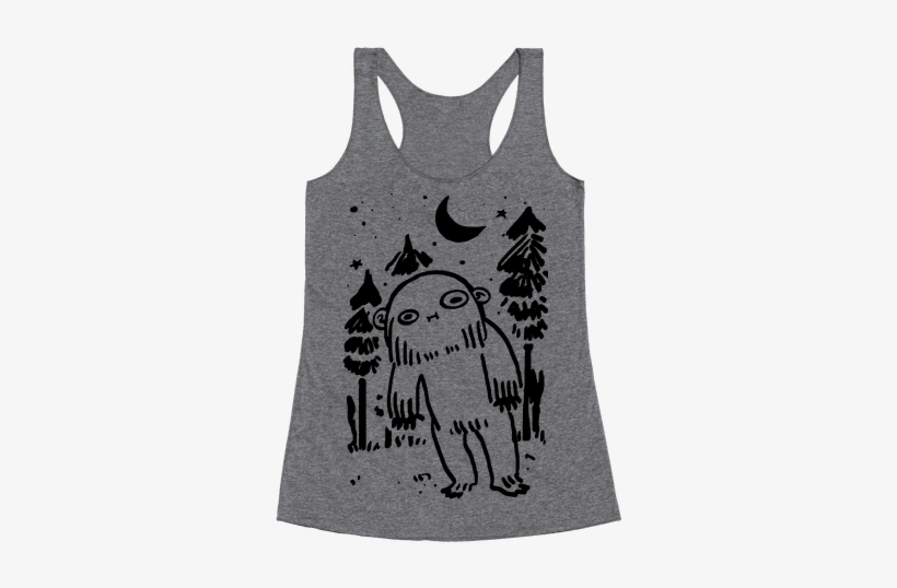 Yeti Spagetti Racerback Tank Top - I D Rather Be Sleeping Shirt, transparent png download