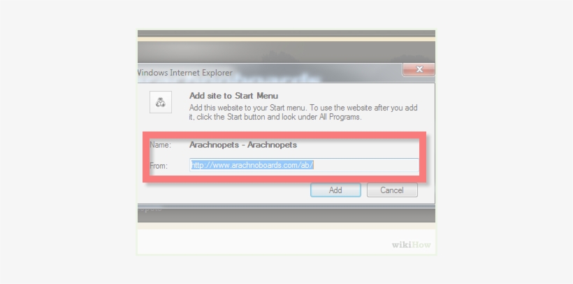 Image Titled Create A Program‐like Website Link To - Start Menu, transparent png download