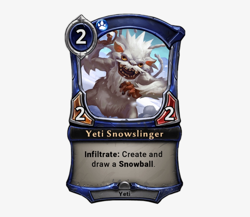 Yeti Eternal Tcg, transparent png download
