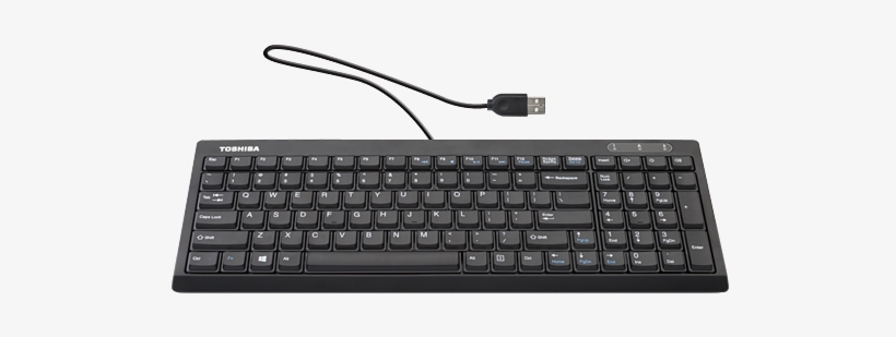 Toshiba Usb Keyboard With 10 Keys - Toshiba Ku100 Usb Keyboard For Portégé A30, transparent png download