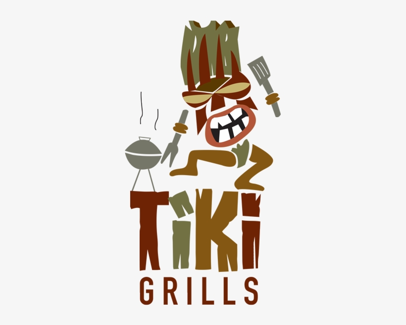 Tiki Grills Logo Mark Boehly Graphicsbyte - Logo, transparent png download