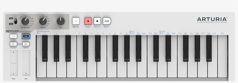 Redefining The Portable Keyboard Experience - Arturia Keystep (32-key Midi/cv Controller), transparent png download